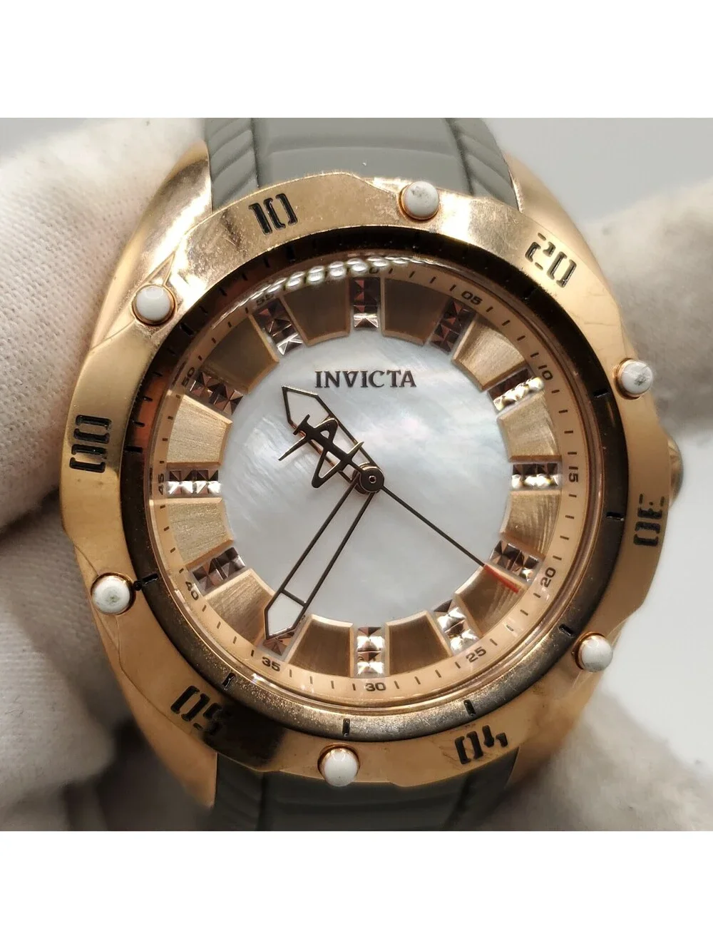 Invicta Venom 30973 Womens Watch 38mm Rose Gold Tone New Battery